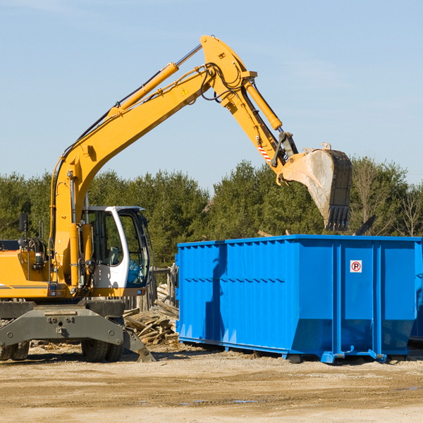 can i request a rental extension for a residential dumpster in Robertsville